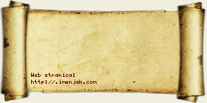 Andjelina Bainović vizit kartica